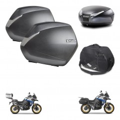 SHAD Baul SH48 + soporte montaje maletas SH36 accesorios DARK GREY PREMIUM KIT-482349