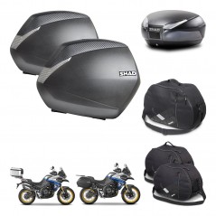 SHAD SH48 trunk + mounting bracket SH36 suitcases accessories DARK GREY PREMIUM KIT-482350
