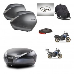 SHAD Baul SH48 + soporte montaje maletas SH36 accesorios DARK GREY PREMIUM KIT-482368