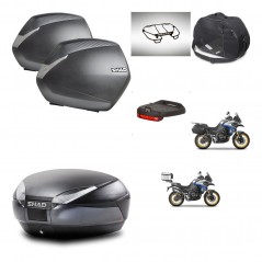 SHAD Baul SH48 + soporte montaje maletas SH36 accesorios DARK GREY PREMIUM KIT-482379