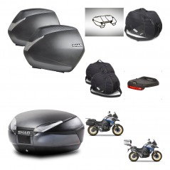 SHAD Baul SH48 + soporte montaje maletas SH36 accesorios DARK GREY PREMIUM KIT-482380