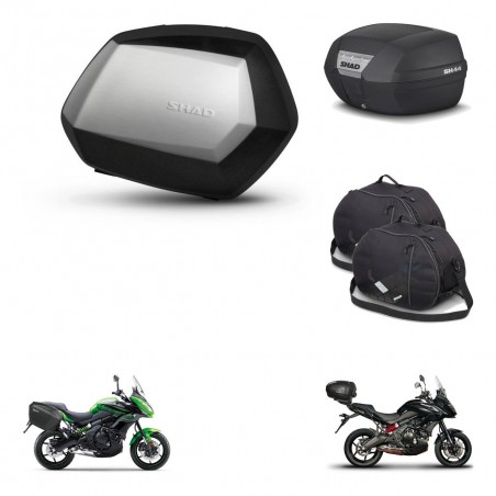 SHAD Baul SH44 + soporte montaje maletas SH35 PREMIUM accesorios KIT-482413