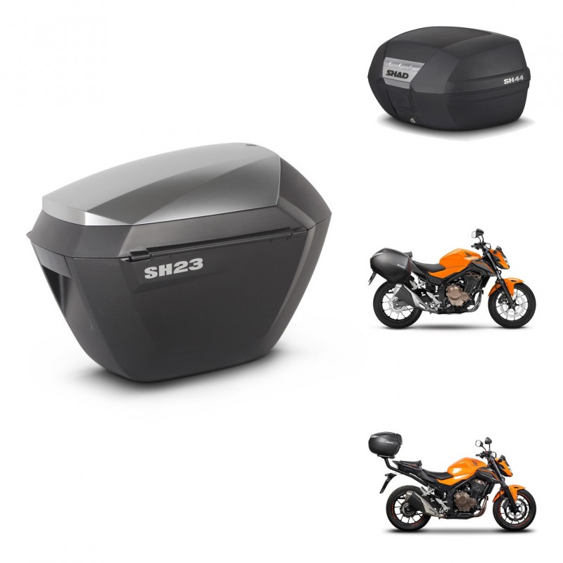 SHAD Baul SH44 + soporte montaje maletas sh23 alu KIT-482432