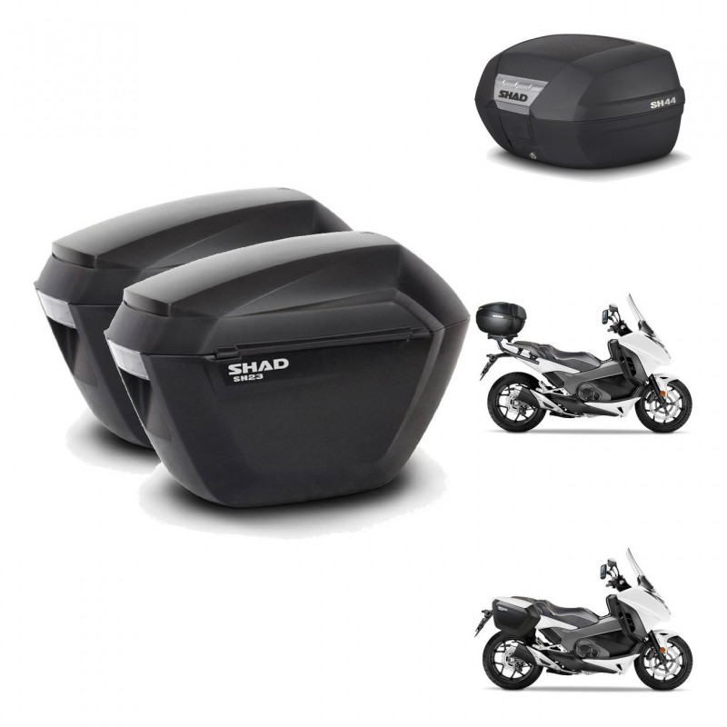SHAD SH44 trunk + mounting bracket sh23 suitcases BAUL KIT-482435