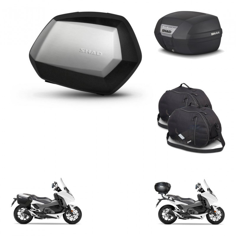 SHAD Baul SH44 + soporte montaje maletas SH35 PREMIUM accesorios KIT-482437