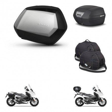 SHAD Trunk SH44 + mounting bracket SH35 PREMIUM suitcases accessories BAUL KIT-482437