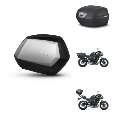 SHAD Trunk SH44 + mounting bracket SH35 PREMIUM suitcases BAUL KIT-482448