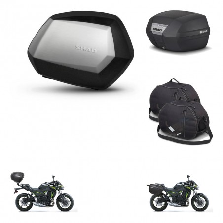 SHAD Baul SH44 + soporte montaje maletas SH35 PREMIUM accesorios KIT-482449