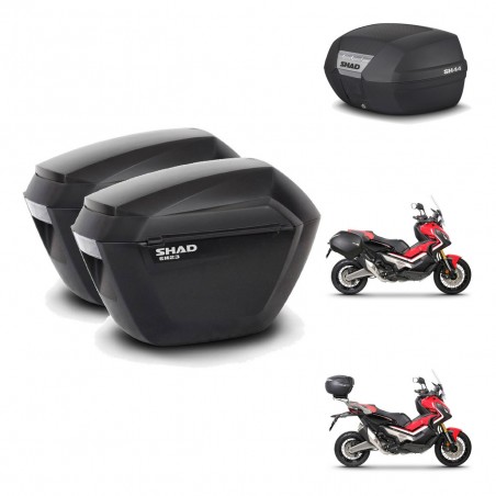 SHAD SH44 trunk + mounting bracket sh23 suitcases BAUL KIT-482459