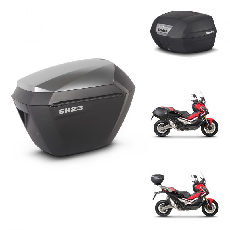 SHAD Baul SH44 + soporte montaje maletas sh23 alu KIT-482462