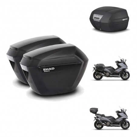 SHAD SH44 trunk + mounting bracket sh23 suitcases BAUL KIT-482465