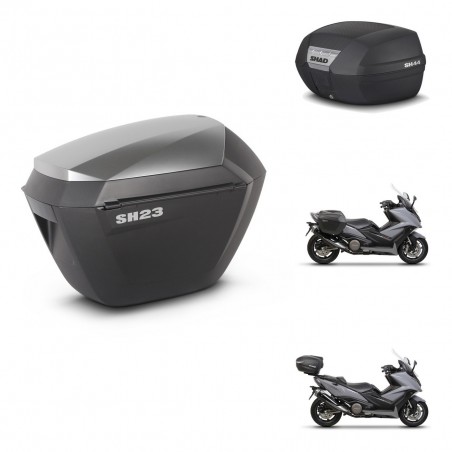 SHAD Baul SH44 + soporte montaje maletas sh23 alu KIT-482468