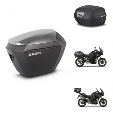 SHAD Baul SH44 + soporte montaje maletas sh23 alu KIT-482480