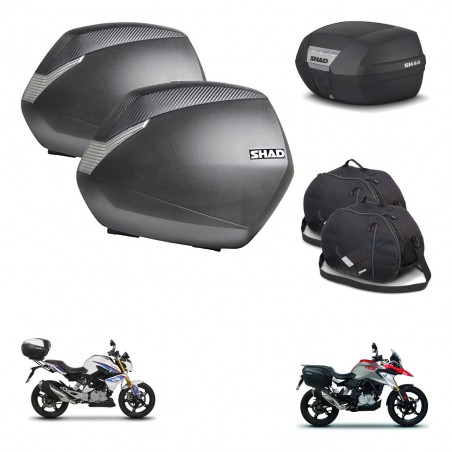 SHAD Baul SH44 + soporte montaje maletas SH36 accesorios KIT-482488