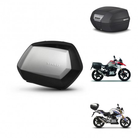 SHAD Trunk SH44 + mounting bracket SH35 PREMIUM suitcases BAUL KIT-482490