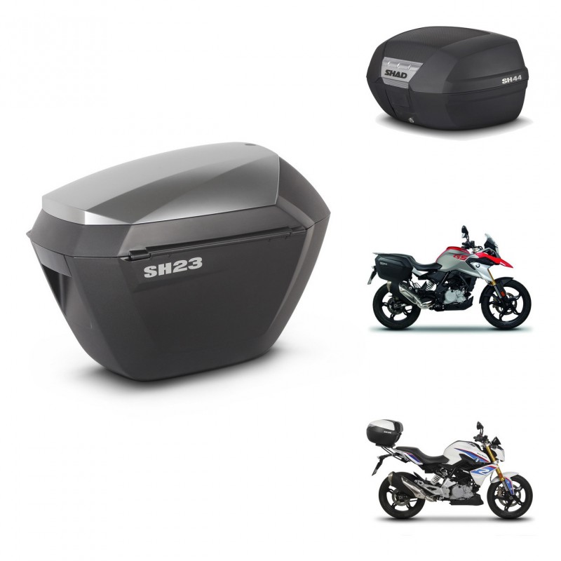 SHAD Baul SH44 + soporte montaje maletas sh23 alu KIT-482492