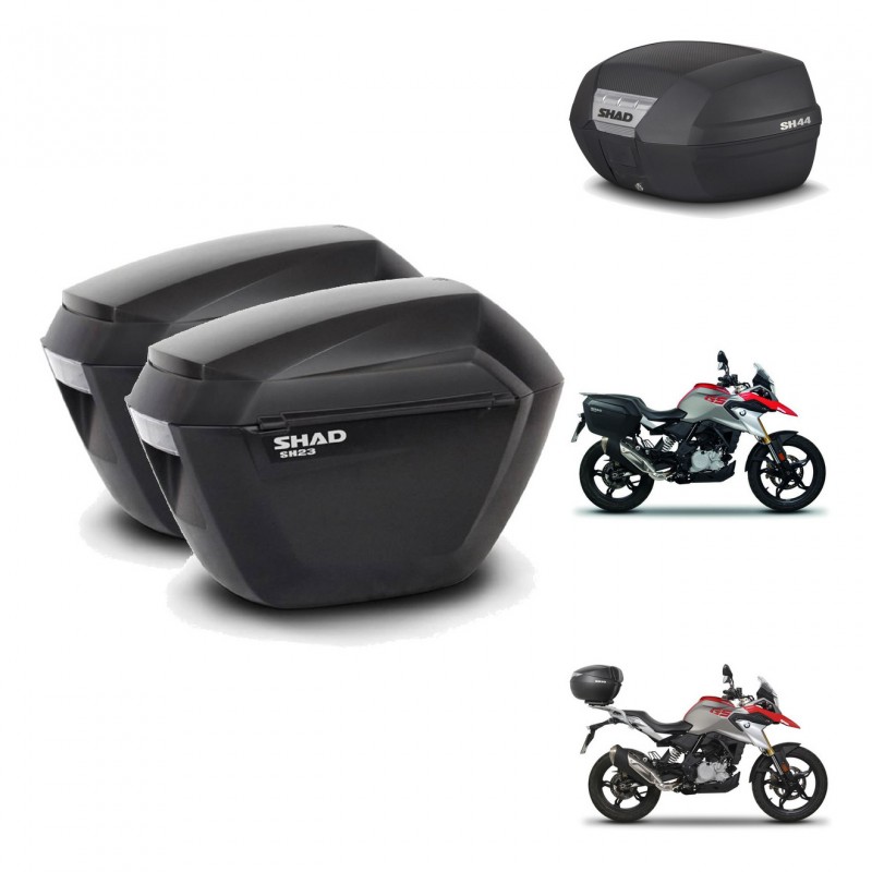 SHAD SH44 trunk + mounting bracket sh23 suitcases BAUL KIT-482495