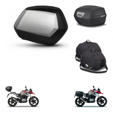 SHAD Trunk SH44 + mounting bracket SH35 PREMIUM suitcases accessories BAUL KIT-482497