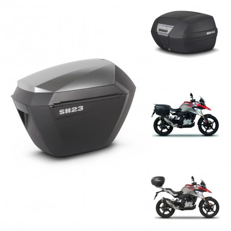 SHAD Baul SH44 + soporte montaje maletas sh23 alu KIT-482498