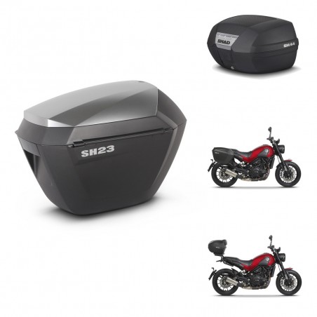 SHAD Baul SH44 + soporte montaje maletas sh23 alu KIT-482504