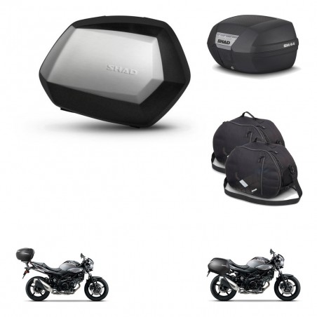 SHAD Trunk SH44 + mounting bracket SH35 PREMIUM suitcases accessories BAUL KIT-482521