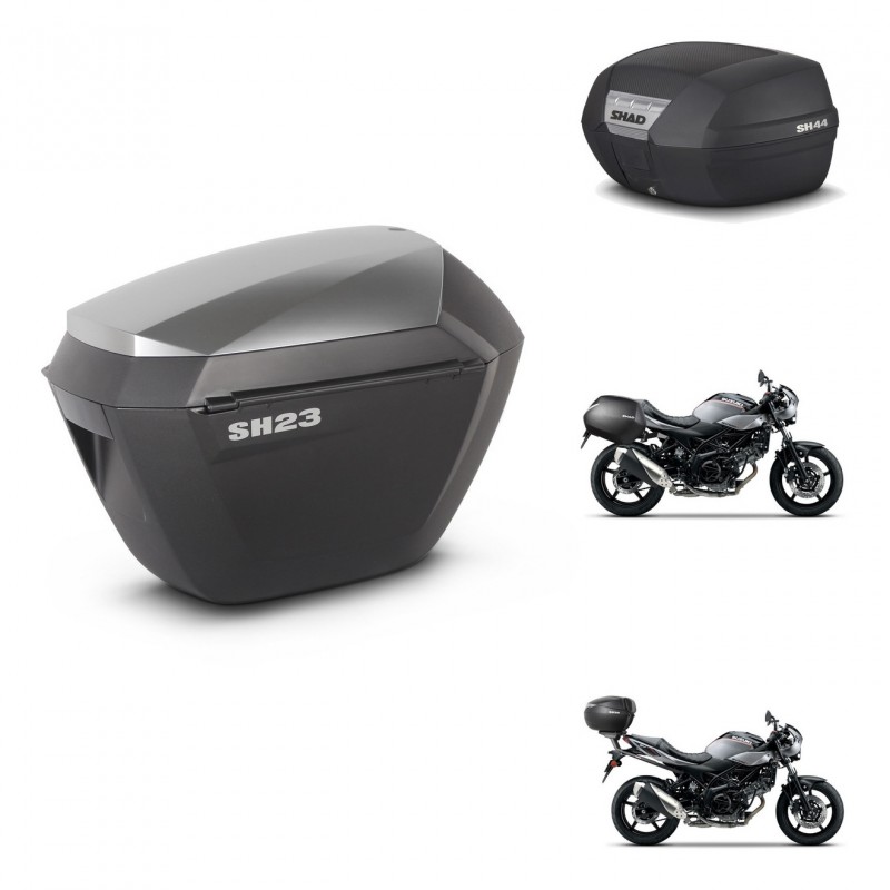 SHAD Baul SH44 + soporte montaje maletas sh23 alu KIT-482522