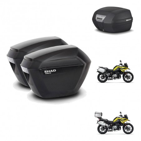 SHAD SH44 trunk + mounting bracket sh23 suitcases BAUL KIT-482537