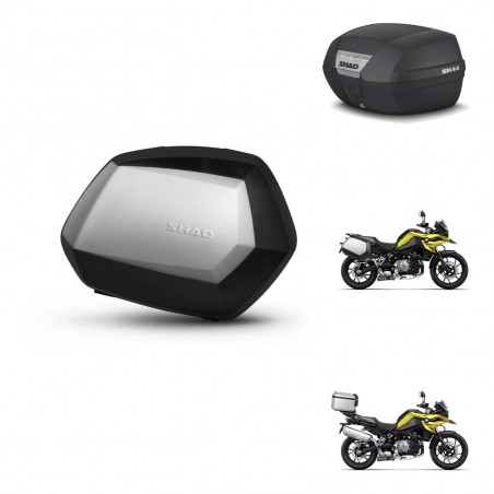 SHAD Trunk SH44 + mounting bracket SH35 PREMIUM suitcases BAUL KIT-482538