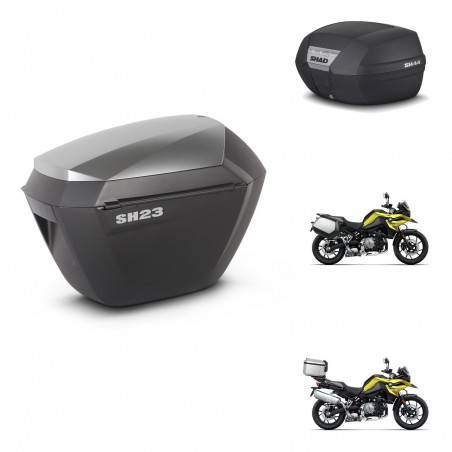 SHAD Baul SH44 + soporte montaje maletas sh23 alu KIT-482540