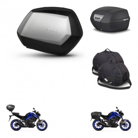 SHAD Trunk SH44 + mounting bracket SH35 PREMIUM suitcases accessories BAUL KIT-482551