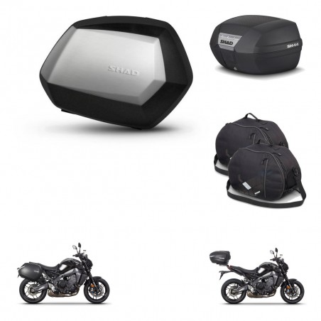 SHAD Baul SH44 + soporte montaje maletas SH35 PREMIUM accesorios KIT-482557