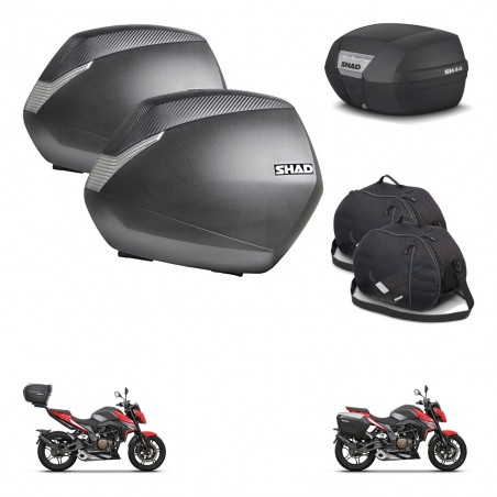 SHAD Baul SH44 + soporte montaje maletas SH36 accesorios KIT-482566