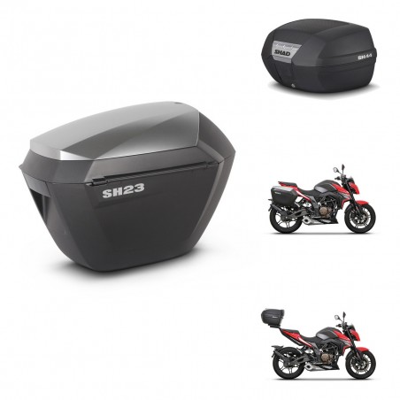 SHAD Baul SH44 + soporte montaje maletas sh23 alu KIT-482570