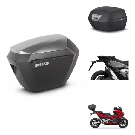 SHAD Baul SH44 + soporte montaje maletas sh23 alu KIT-482576