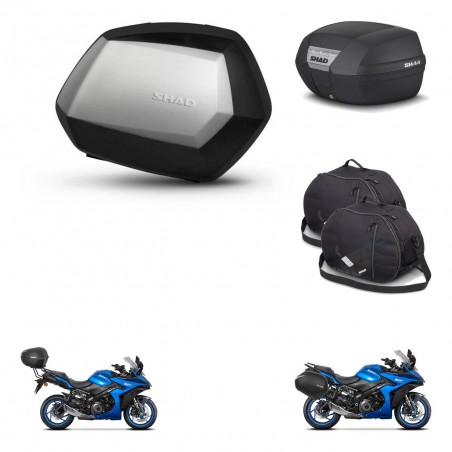 SHAD Trunk SH44 + mounting bracket SH35 PREMIUM suitcases accessories BAUL KIT-482593