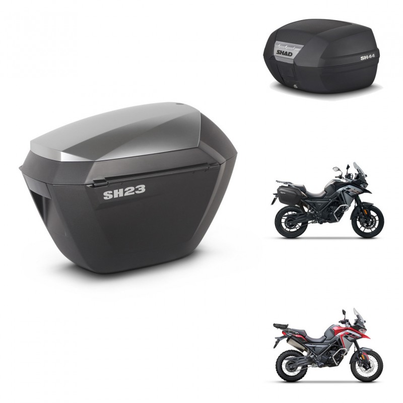 SHAD Baul SH44 + soporte montaje maletas sh23 alu KIT-482600