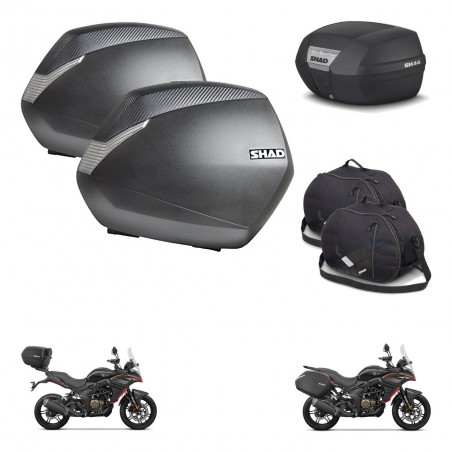 SHAD SH44 trunk + mounting bracket SH36 suitcases accessories BAUL KIT-482608