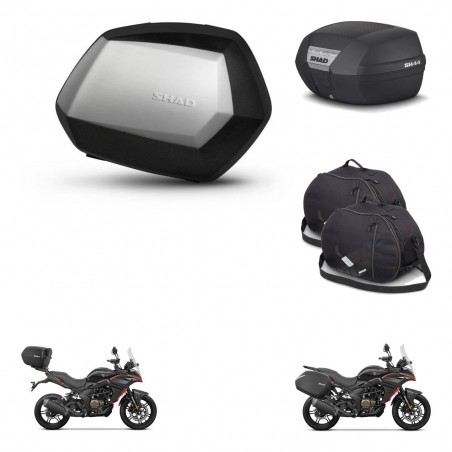 SHAD Trunk SH44 + mounting bracket SH35 PREMIUM suitcases accessories BAUL KIT-482611