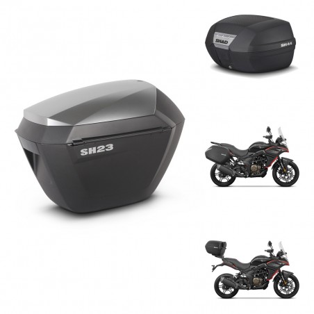 SHAD SH44 trunk + mounting bracket sh23 alu cases BAUL KIT-482612