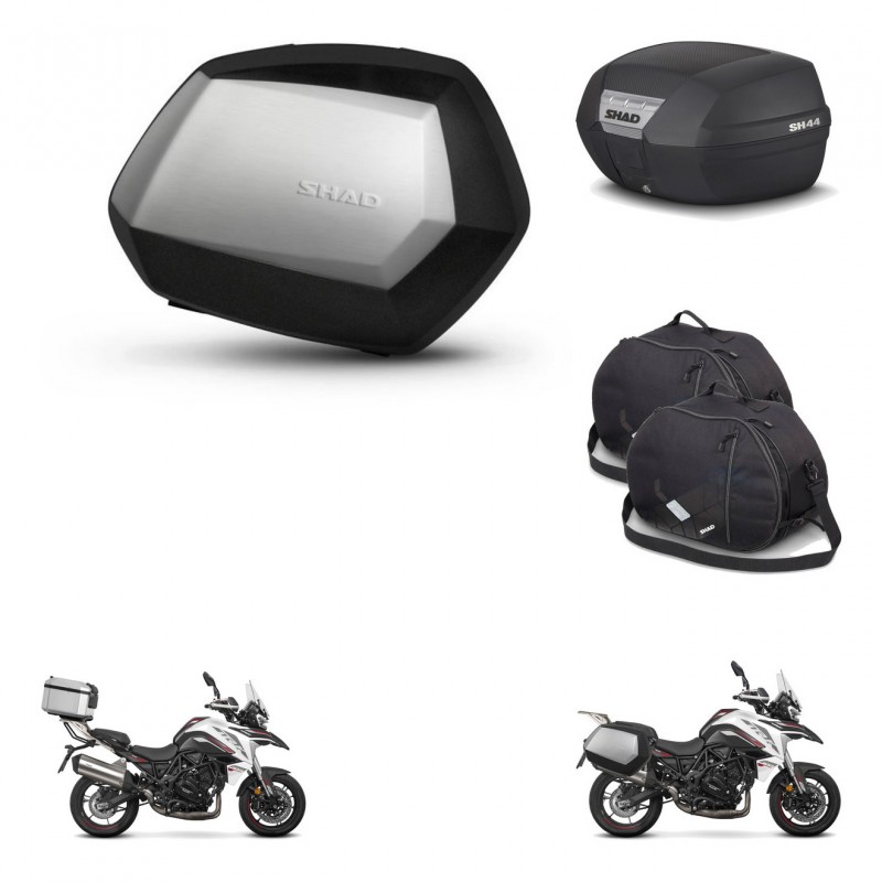 SHAD Baul SH44 + soporte montaje maletas SH35 PREMIUM accesorios KIT-482623