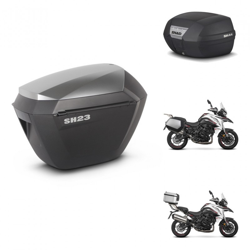 SHAD Baul SH44 + soporte montaje maletas sh23 alu KIT-482624