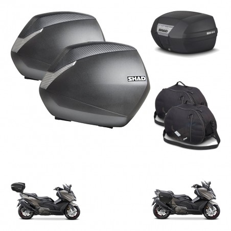 SHAD Baul SH44 + soporte montaje maletas SH36 accesorios KIT-482626