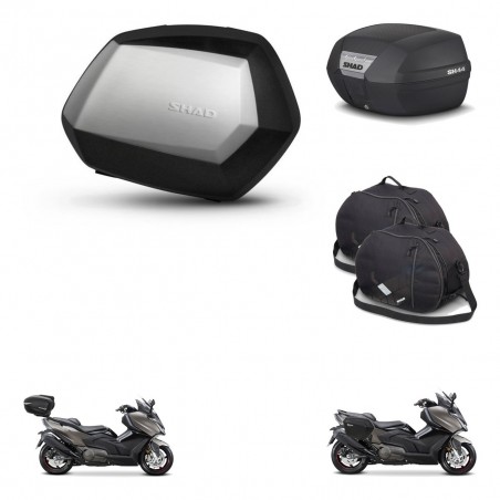 SHAD Trunk SH44 + mounting bracket SH35 PREMIUM suitcases accessories BAUL KIT-482629