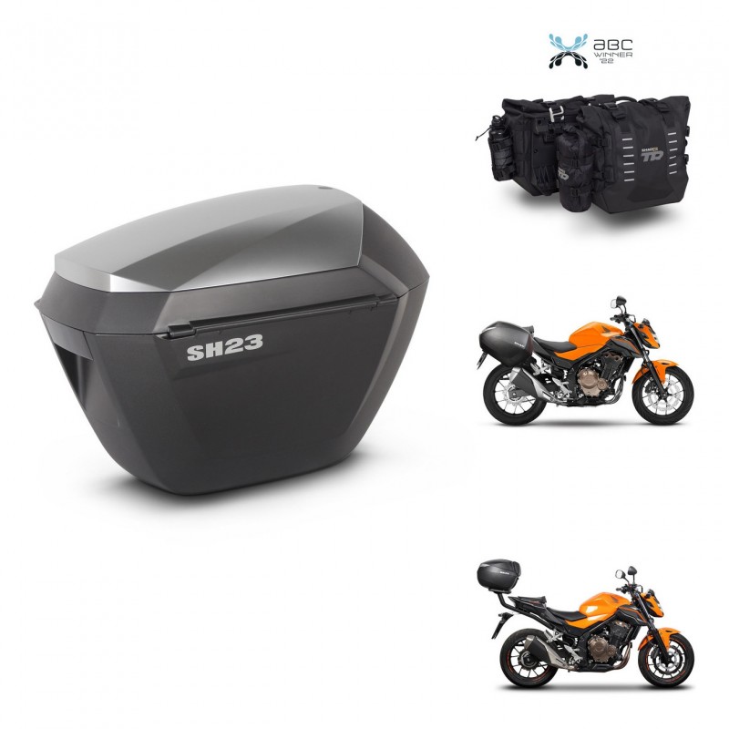 SHAD Suitcase trunk + mounting support sh23 alu suitcases KIT-482684