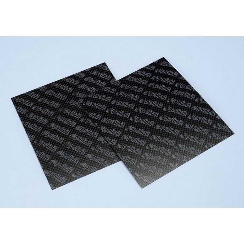 Laminate, carburetor, air entrance, carbon  POLINI 110X100 ESP 0,33