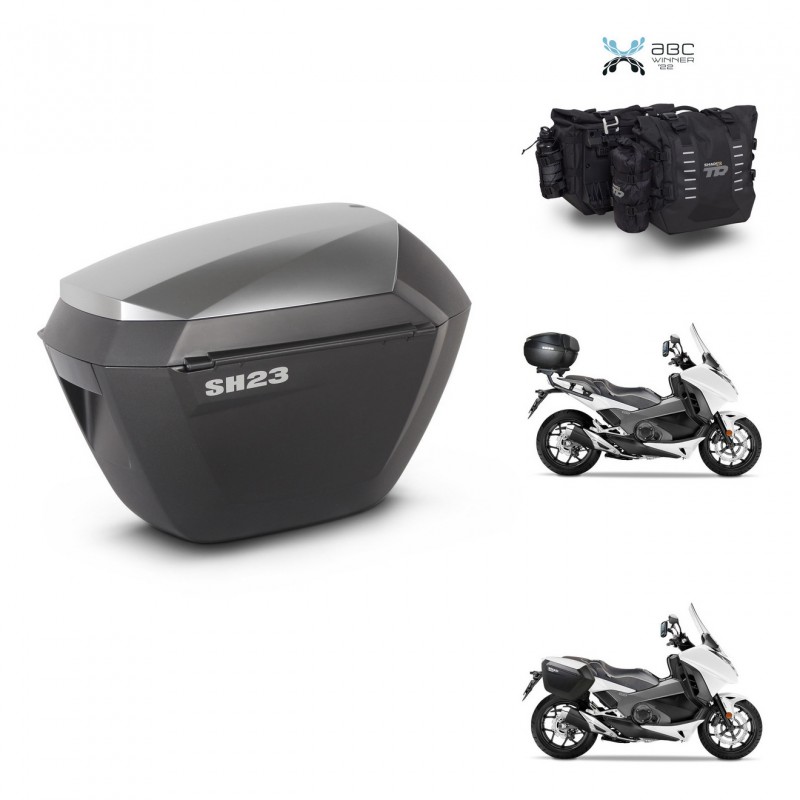 SHAD Suitcase trunk + mounting support sh23 alu suitcases KIT-482690