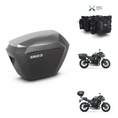 SHAD Suitcase trunk + mounting support sh23 alu suitcases KIT-482702