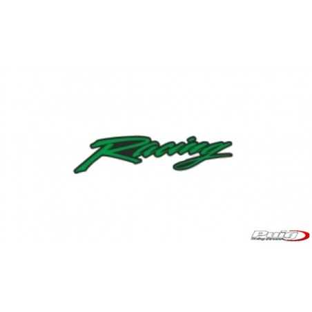 PUIG Pack 10 unidades logos adhesivos vinilo con texto Racing 4040