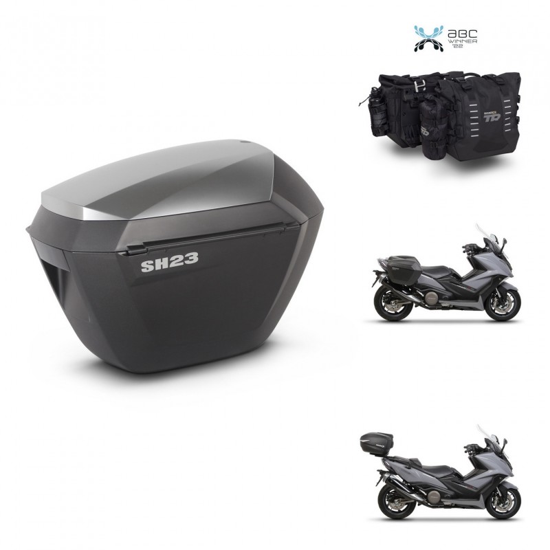 SHAD Suitcase trunk + mounting support sh23 alu suitcases KIT-482720