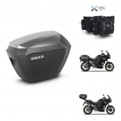 SHAD Baul maleta + soporte montaje maletas sh23 alu KIT-482732
